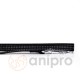 anipro Sport+ повод от лента със светлоотразителни нишки, 15мм/120см черен