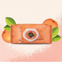 Pet Head Quick Fix мокри кърпички с аромат на праскова и арган , 80 бр Pet Head Quick Fix мокри кърпички с аромат на праскова и арган , 80 бр