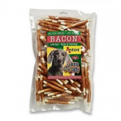 Antos Bacon Chicken D`light пръчици обвити с пилешко месо, 1 кг