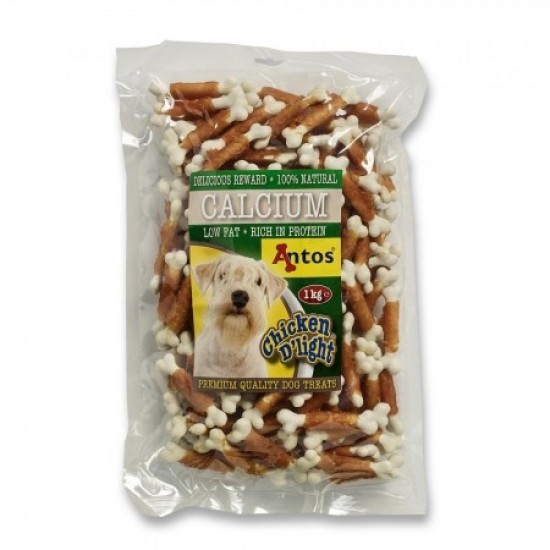 Antos Calcium Chicken D`light кокалчета с пиле, 1кг Antos Calcium Chicken D`light кокалчета с пиле, 1кг