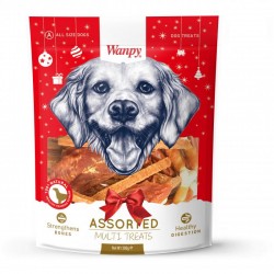 Wanpy Christmas Assorted Multi Treats -  коледен микс от най-предпочитаните лакомства на Wanpy, 300 г