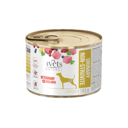 4Vets Dog Natural Urinary консервирана храна за кучета, при проблеми с уринарния тракт, 185 г