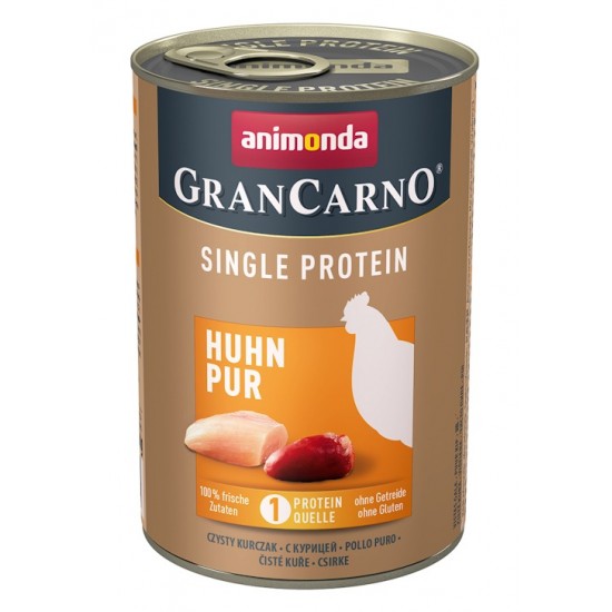 GranCarno SP Pure Chicken 400 гр - само пилешко месо GranCarno SP Pure Chicken 400 гр - само пилешко месо
