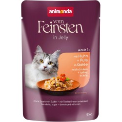 Vom Feinsten Raffinesse пауч за котки с пилешко и пуйка, 85 г, 24 бр./стек