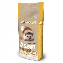 Asan Pet Pure постелка за гризачи със силен контрол на миризмите, 42 л