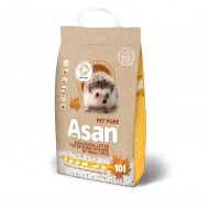 Asan Pet Pure постелка за гризачи със силен контрол на миризмите, 10 л Asan Pet Pure постелка за гризачи със силен контрол на миризмите, 10 л