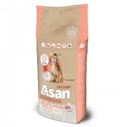 Asan Cat Pure постелка за късокосмести котки и котенца, 42 л