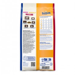 Bosch Mini Adult суха храна за дребни породи кучета с агне и ориз, 15 кг