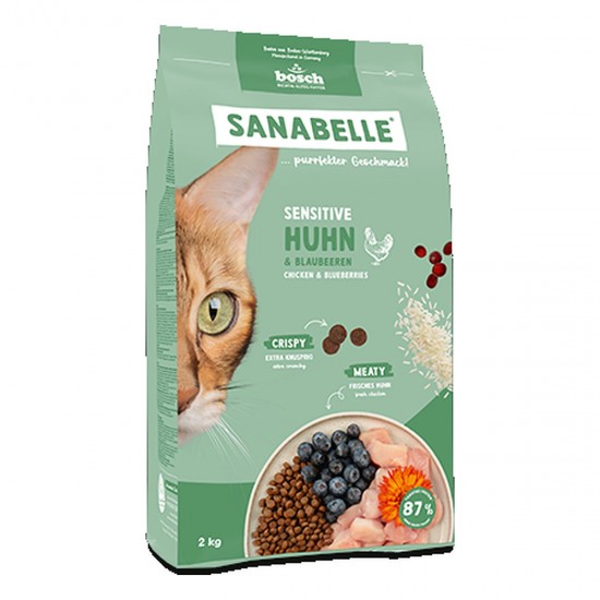 Sanabelle Sensitive суха храна за котки с чувствителен стомах, 8 кг Sanabelle Sensitive суха храна за котки с чувствителен стомах, 8 кг