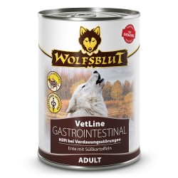 Wolfsblut VetLine Gastrointestinal - храна за кучета при храносмилателни разстройства, с патешко и сладки картофи, 395 г