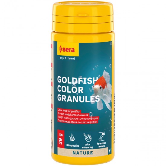 sera Goldfish Color Granules храна за златни рибки, оцветяваща, 50 мл / 20 г sera Goldfish Color Granules храна за златни рибки, оцветяваща, 50 мл / 20 г