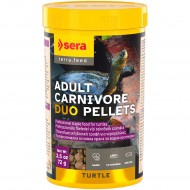 sera Adult Carnivore DUO Pellets за месоядни, 250 мл / 72 г
